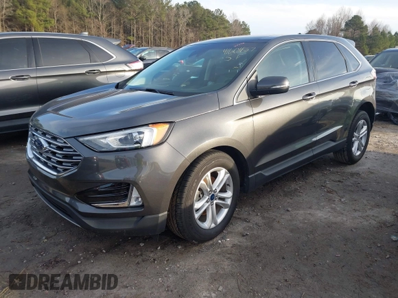 2019 Ford Edge SEL with VIN 2FMPK3J94KBC57523, listed as a IAAI auction lot 41601157 with 54,757 mi miles. Bid and sale history available at carsss.com. Image 17.