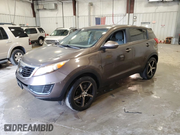 2011 Kia Sportage LX with VIN KNDPB3A23B7088157, listed as a Copart auction lot 55334385 with 163,716 mi miles and Non Repairable. Bid and sale history available at carsss.com. Image 1.