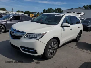 2016 Acura MDX Technology with VIN 5FRYD4H69GB014951, listed as a Copart auction lot 55174855 with 81,716 mi miles and Salvage title. Bid and sale history available at DreamBid. Image 1.