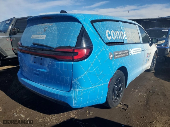 2023 Chrysler Pacifica Hybrid Limited with VIN 2C4RC1S76PR542931, listed as a Copart auction lot 42998415 with 50,626 mi miles and Salvage Title. Bid and sale history available at carsss.com. Image 3.