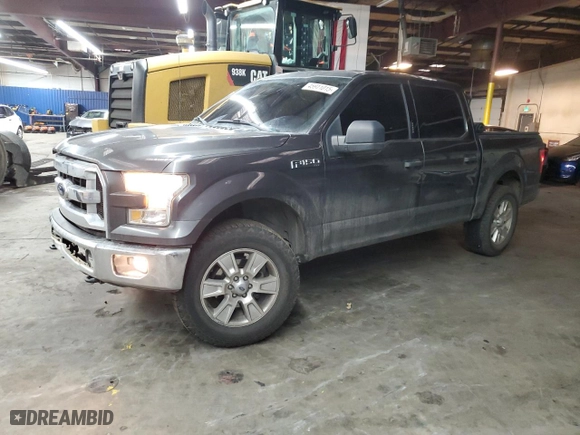 2016 Ford F-150 XLT with VIN 1FTEW1EF3GKE76491, listed as a Copart auction lot 45911015 with 116,881 mi miles and Salvage Title. Bid and sale history available at carsss.com. Image 1.