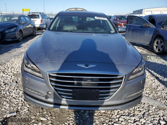 2017 Genesis G80 3.8L with VIN KMHGN4JE1HU180073, listed as a Copart auction lot 42684135 with 127,255 mi miles and Salvage Title. Bid and sale history available at carsss.com. Image 5.