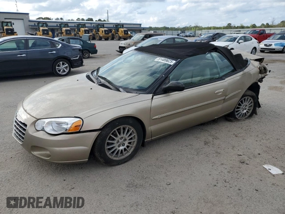 2004 Chrysler Sebring LXi with VIN 1C3EL55R94N335286, listed as a Copart auction lot 51489625 with 86,307 mi miles and Salvage Title. Bid and sale history available at DreamBid. Image 1.