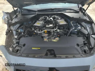 2021 Infiniti Q50 Red Sport 400 with VIN JN1FV7DPXMM850473, listed as a Copart auction lot 67663204 with 63,692 mi miles and Salvage Title. Bid and sale history available at DreamBid. Image 12.