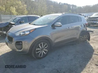 2018 Kia Sportage EX z VIN KNDPNCAC3J7353268, wystawiony jako Copart lot #52951485 z przebiegiem 79 883 mil mil oraz Szkody całkowita. Historia ofert i sprzedaży dostępna na DreamBid. Obrazek 1.