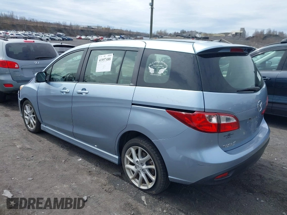 2012 Mazda Mazda5 Grand Touring with VIN JM1CW2DL4C0130492, listed as a IAAI auction lot 41957488 with 154,239 mi miles. Bid and sale history available at carsss.com. Image 3.