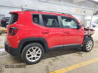2020 Jeep Renegade Sport with VIN ZACNJAAB3LPL03293, listed as a Copart auction lot 83691994 with 105,208 mi miles and Salvage Title. Bid and sale history available at carsss.com. Image 3.