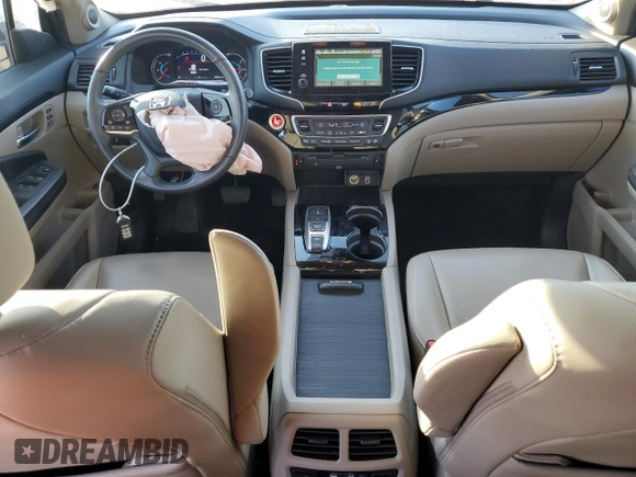 2020 Honda Pilot Touring 8-Passenger with VIN 5FNYF5H98LB022755, listed as a Copart auction lot 44343355 with 78,095 mi miles and Salvage Title. Bid and sale history available at DreamBid. Image 8.
