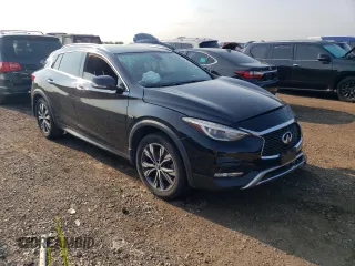 2017 Infiniti QX30 Luxury with VIN SJKCH5CR3HA029928, listed as a Copart auction lot 65221134 with 0 mi miles and Salvage Title. Bid and sale history available at carsss.com. Image 4.