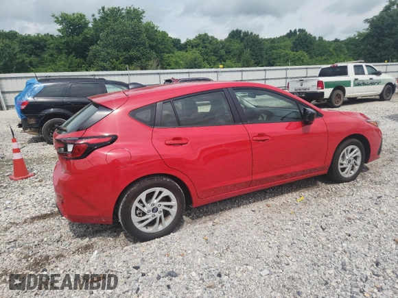 2024 Subaru Impreza with VIN JF1GUABC4R8852212, listed as a Copart auction lot 59700495 with 6,477 mi miles and Salvage title. Bid and sale history available at DreamBid. Image 3.