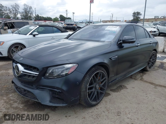 2018 Mercedes-Benz E 63 S AMG with VIN WDDZF8KB4JA224909, listed as a IAAI auction lot 41652066 with 56,712 mi miles and . Bid and sale history available at DreamBid. Image 17.
