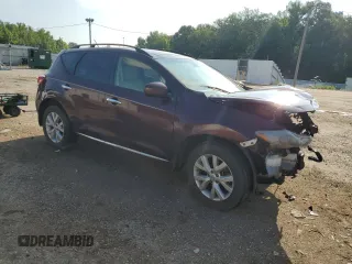 2014 Nissan Murano SL with VIN JN8AZ1MU9EW404162, listed as a Copart auction lot 65068494 with 0 mi miles and Salvage Title. Bid and sale history available at carsss.com. Image 4.