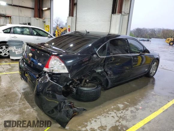 2006 Chevrolet Impala SS with VIN 2G1WD58C469213163, listed as a Copart auction lot 51448895 with 105,899 mi miles and Salvage Title. Bid and sale history available at DreamBid. Image 3.