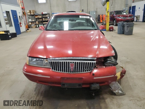 1997 Lincoln Continental with VIN 1LNLM97V9VY616128, listed as a Copart auction lot 48687805 with 61,591 mi miles and Salvage Title. Bid and sale history available at carsss.com. Image 5.