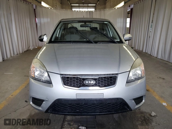 2010 Kia Rio LX with VIN KNADH4A34A6643716, listed as a Copart auction lot 46880375 with 112,265 mi miles and Salvage Title. Bid and sale history available at carsss.com. Image 5.