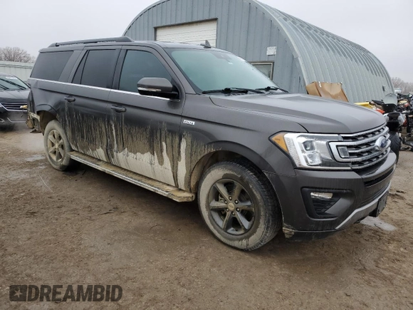 2019 Ford Expedition Max XLT with VIN 1FMJK1JT5KEA76649, listed as a Copart auction lot 44036735 with 78,343 mi miles and Salvage Title. Bid and sale history available at DreamBid. Image 4.