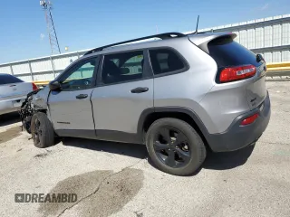 2017 Jeep Cherokee Sport with VIN 1C4PJMAB4HW544836, listed as a Copart auction lot 52512785 with 77,733 mi miles and Salvage Title. Bid and sale history available at DreamBid. Image 2.