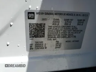 2024 GMC Terrain Denali с VIN 3GKALXEG6RL207779, выставлен на аукционе Copart как лот 50243345 с пробегом 11 548 миль миль и Списание • Salvage title. История ставок и продаж доступна на DreamBid. Изображение 14.