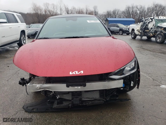 2024 Kia EV6 GT-Line with VIN KNDC4DLC8R5186353, listed as a Copart auction lot 42774895 with 9,429 mi miles and Salvage Title. Bid and sale history available at carsss.com. Image 5.