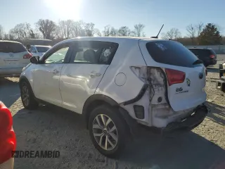 2015 Kia Sportage LX with VIN KNDPBCAC3F7781972, listed as a Copart auction lot 46041475 with 140,832 mi miles and Salvage Title. Bid and sale history available at carsss.com. Image 2.
