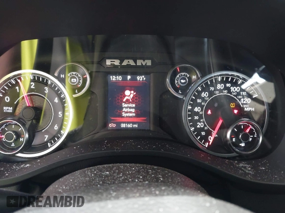 2021 Ram 1500 Lone Star z VIN 1C6SRFFT9MN676871, wystawiony jako IAAI lot #42344073 z przebiegiem 38 160 mil mil oraz . Historia ofert i sprzedaży dostępna na DreamBid. Obrazek 7.