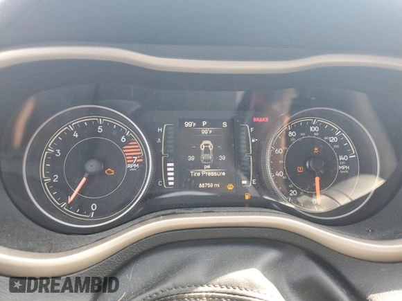 2018 Jeep Cherokee Latitude Tech Connect z VIN 1C4PJLCB5JD544112, wystawiony jako Copart lot #61896675 z przebiegiem 88 759 mil mil oraz Szkoda całkowita • Salvage title. Historia ofert i sprzedaży dostępna na DreamBid. Obrazek 9.