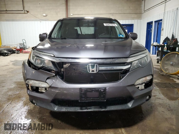 2016 Honda Pilot EX-L with VIN 5FNYF6H59GB063646, listed as a Copart auction lot 53477215 with 105,519 mi miles and Salvage Title. Bid and sale history available at carsss.com. Image 5.