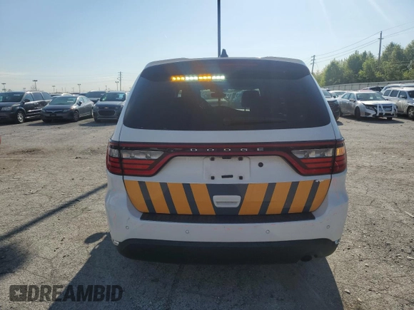 2021 Dodge Durango Special Service with VIN 1C4RDJFGXMC849739, listed as a Copart auction lot 53867175 with 59,258 mi miles and Salvage title. Bid and sale history available at DreamBid. Image 6.