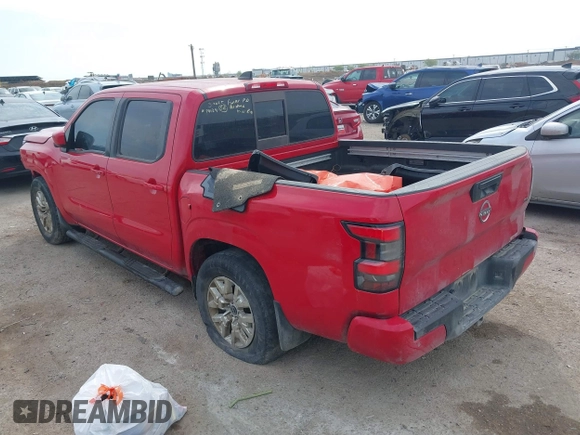 2022 Nissan Frontier SV with VIN 1N6ED1EJ0NN669524, listed as a IAAI auction lot 41889689 with 99,074 mi miles and . Bid and sale history available at DreamBid. Image 3.