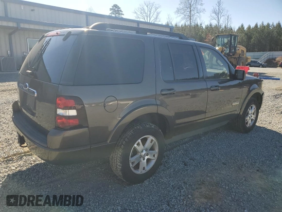 2008 Ford Explorer XLT with VIN 1FMEU63E58UA36447, listed as a Copart auction lot 49698125 with 295,626 mi miles and Salvage Title. Bid and sale history available at carsss.com. Image 3.
