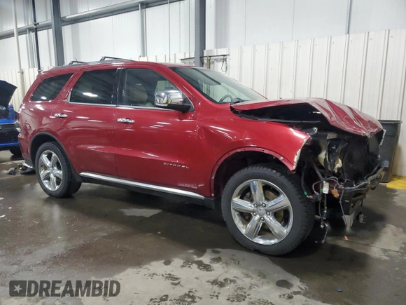 2013 Dodge Durango Citadel с VIN 1C4RDJEG3DC677586, выставлен на аукционе Copart как лот 55267455 с пробегом 237 031 миль миль и На запчасти • Non repairable. История ставок и продаж доступна на DreamBid. Изображение 4.