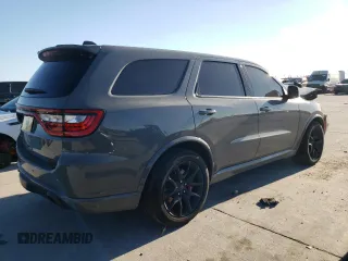 2023 Dodge Durango SRT Hellcat Premium with VIN 1C4SDJH91PC585475, listed as a Copart auction lot 82422984 with 6,195 mi miles and Salvage Title. Bid and sale history available at DreamBid. Image 3.