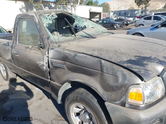 2010 Ford Ranger XL with VIN 1FTKR1AD9APA17457, listed as a IAAI auction lot 40746860 with 1 mi miles. Bid and sale history available at carsss.com. Image 6.
