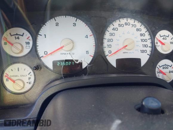 2003 Dodge 3500 ST with VIN 3D7LA38C23G735417, listed as a IAAI auction lot 41275936 with 235,021 mi miles and . Bid and sale history available at DreamBid. Image 7.