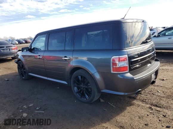2016 Ford Flex Limited w/EcoBoost with VIN 2FMHK6DT6GBA17927, listed as a Copart auction lot 47453585 with 121,021 mi miles and Salvage Title. Bid and sale history available at carsss.com. Image 2.