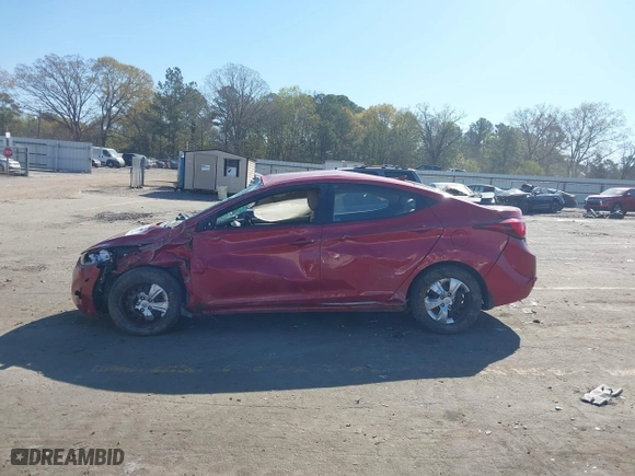 2016 Hyundai Elantra Value Edition with VIN KMHDH4AE3GU482716, listed as a IAAI auction lot 41891488 with 1 mi miles. Bid and sale history available at carsss.com. Image 14.
