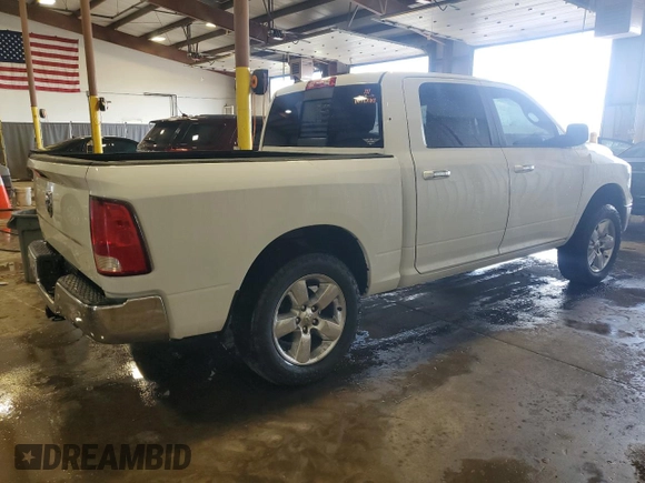 2017 Ram 1500 Big Horn with VIN 1C6RR7LT2HS814105, listed as a Copart auction lot 55812005 with 132,270 mi miles and Salvage title. Bid and sale history available at DreamBid. Image 3.