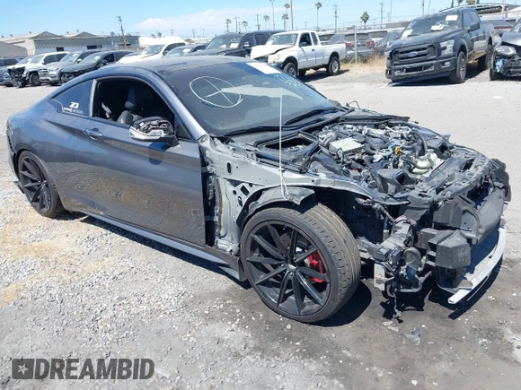 2020 Infiniti Q60 Luxe with VIN JN1EV7EK5LM340416, listed as a IAAI auction lot 42588246 with 57,832 mi miles and . Bid and sale history available at DreamBid. Image 1.