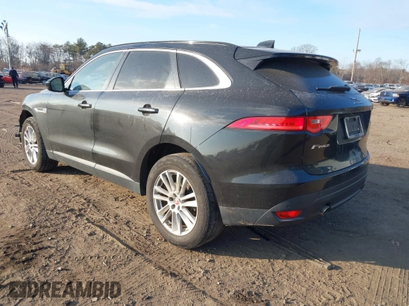 2018 Jaguar F-Pace 25t Prestige with VIN SADCK2FX5JA351493, listed as a IAAI auction lot 41345886 with 89,787 mi miles and . Bid and sale history available at DreamBid. Image 3.