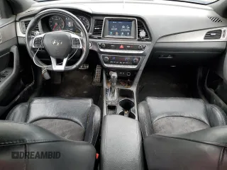 2019 Hyundai Sonata SEL with VIN 5NPE34AF1KH736328, listed as a Copart auction lot 50025505 with 146,539 mi miles and Salvage Title. Bid and sale history available at DreamBid. Image 8.
