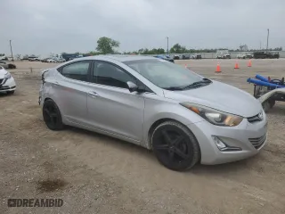 2014 Hyundai Elantra SE with VIN KMHDH4AE2EU090212, listed as a Copart auction lot 51579545 with 92,656 mi miles and Salvage Title. Bid and sale history available at carsss.com. Image 4.
