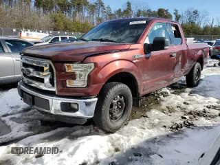2015 Ford F-150 XLT with VIN 1FTEX1EP8FKE55723, listed as a Copart auction lot 88250755 with 126,052 mi miles and Salvage Title. Bid and sale history available at carsss.com. Image 1.