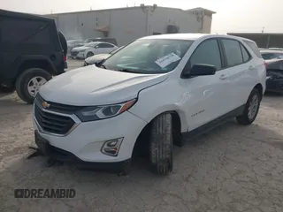 2020 Chevrolet Equinox LS with VIN 3GNAXHEV0LS591907, listed as a IAAI auction lot 41834530 with 81,093 mi miles and . Bid and sale history available at DreamBid. Image 2.