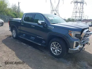 2019 GMC Sierra 1500 SLT z VIN 1GTU9DED2KZ189162, wystawiony jako IAAI lot #42117334 z przebiegiem 45 193 mil mil oraz . Historia ofert i sprzedaży dostępna na DreamBid. Obrazek 1.