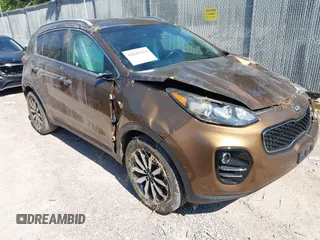 2017 Kia Sportage EX with VIN KNDPNCAC2H7053408, listed as a IAAI auction lot 42642524 with 145,503 mi miles and . Bid and sale history available at DreamBid. Image 1.