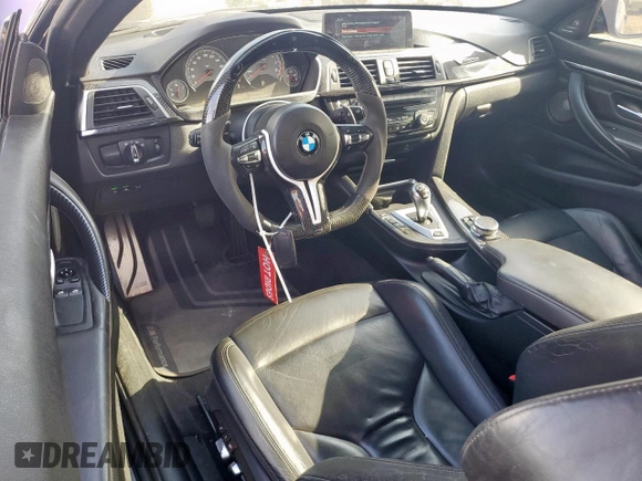 2017 BMW M4 with VIN WBS3R9C54HK709246, listed as a Copart auction lot 60701345 with 77,729 mi miles and Salvage title. Bid and sale history available at DreamBid. Image 8.