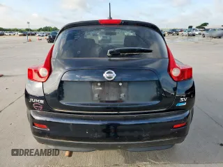 2012 Nissan Juke SV with VIN JN8AF5MR4CT109819, listed as a Copart auction lot 62110905 with 318,097 mi miles and Salvage title. Bid and sale history available at DreamBid. Image 6.