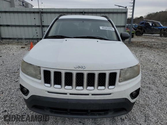 2012 Jeep Compass Sport with VIN 1C4NJCBA7CD553817, listed as a Copart auction lot 45343355 with 134,062 mi miles and Clean Title. Bid and sale history available at carsss.com. Image 5.