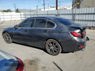 2019 BMW 3 Series 330i with VIN 3MW5R1J59K8B02799, listed as a Copart auction lot 88078385 with 38,362 mi miles and Salvage Title. Bid and sale history available at carsss.com. Image 2.