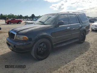 2002 Lincoln Navigator with VIN 5LMEU27R72LJ03369, listed as a Copart auction lot 57584185 with Not provided miles and Salvage title. Bid and sale history available at DreamBid. Image 1.